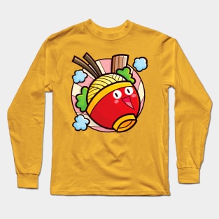 Red Bowl Ramen Long Sleeve T-Shirt